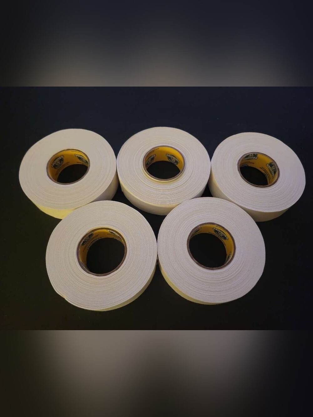 Lot Of Five Rolls Howies Hockey White Cloth Tape New
